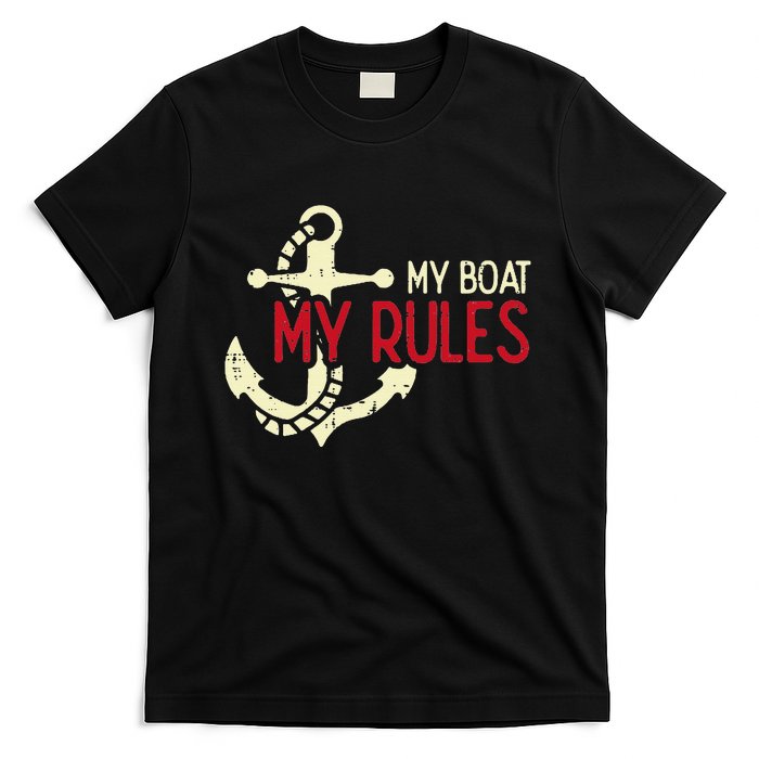 My Boat Rules Pocket Captain Owner T-Shirt