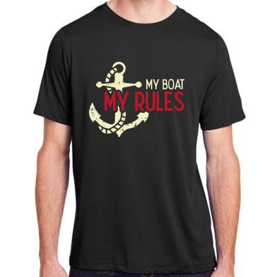 My Boat Rules Pocket Captain Owner Adult ChromaSoft Performance T-Shirt