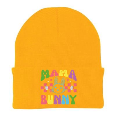 Mama Bunny Retro Colorful Cute Holiday Knit Cap Winter Beanie