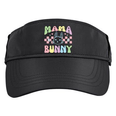Mama Bunny Retro Colorful Cute Holiday Adult Drive Performance Visor