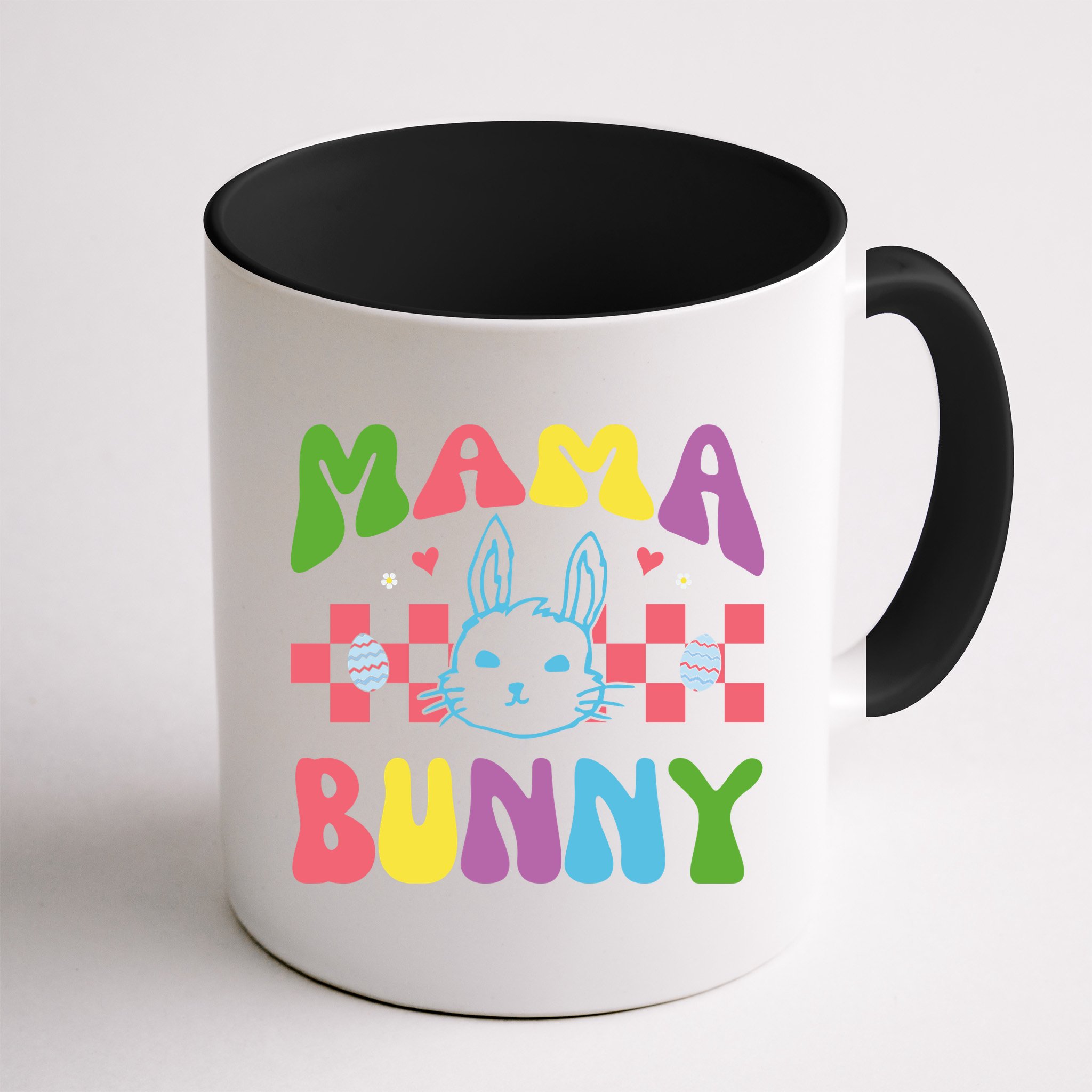 Mama Bunny Retro Colorful Cute Holiday Mug