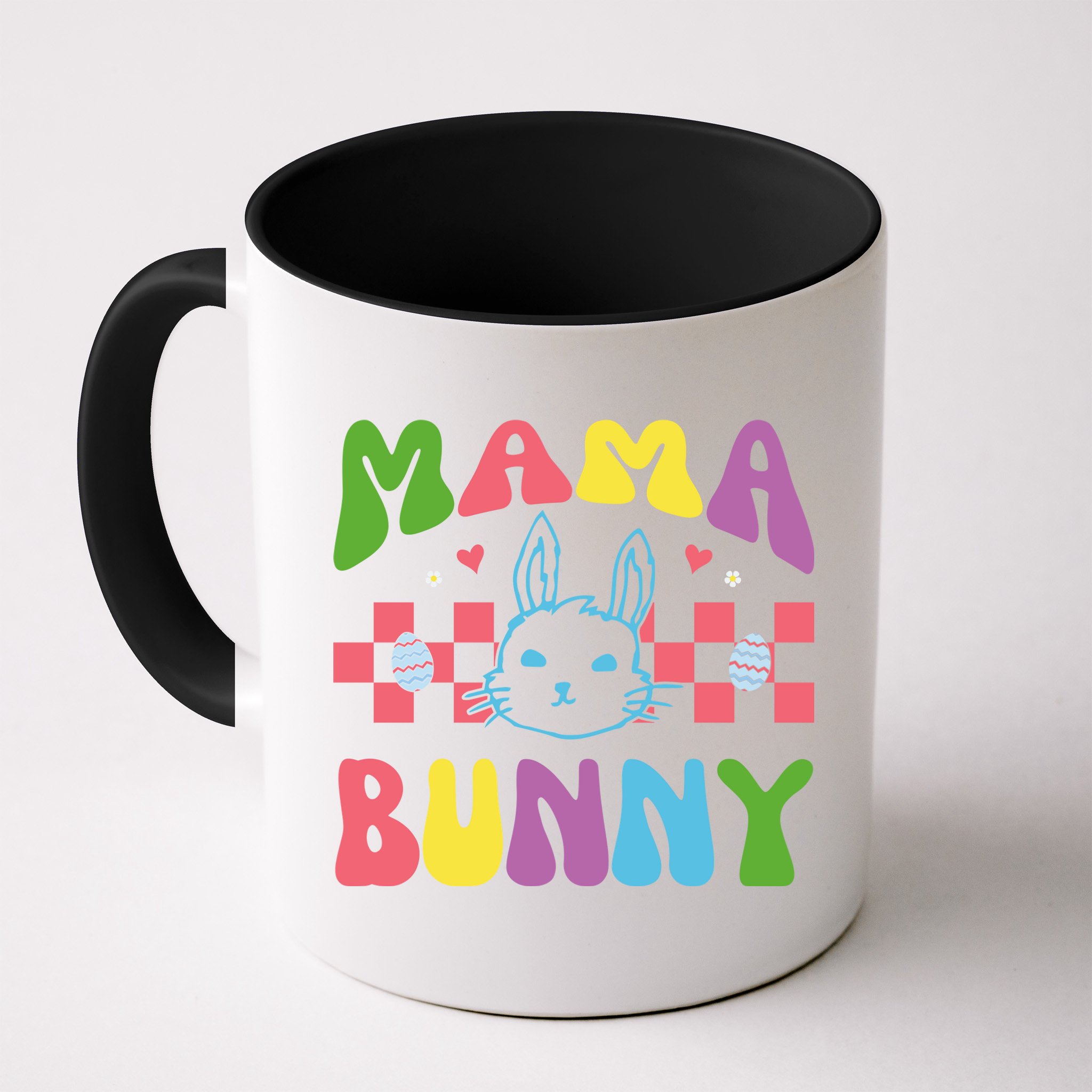 Mama Bunny Retro Colorful Cute Holiday Mug