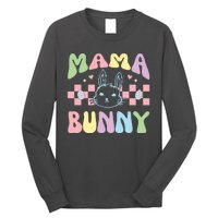 Mama Bunny Retro Colorful Cute Holiday Long Sleeve Shirt