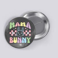Mama Bunny Retro Colorful Cute Holiday Button