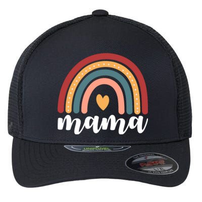 Mama Boho Rainbow Flexfit Unipanel Trucker Cap