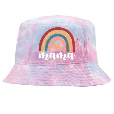 Mama Boho Rainbow Tie-Dyed Bucket Hat