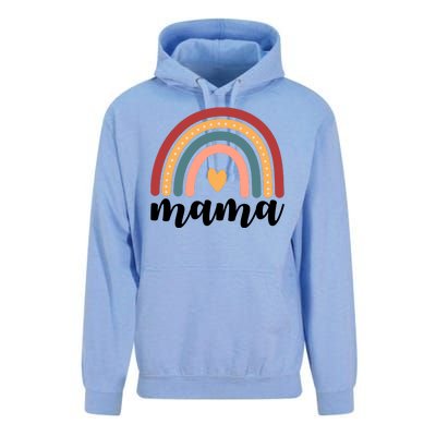 Mama Boho Rainbow Unisex Surf Hoodie