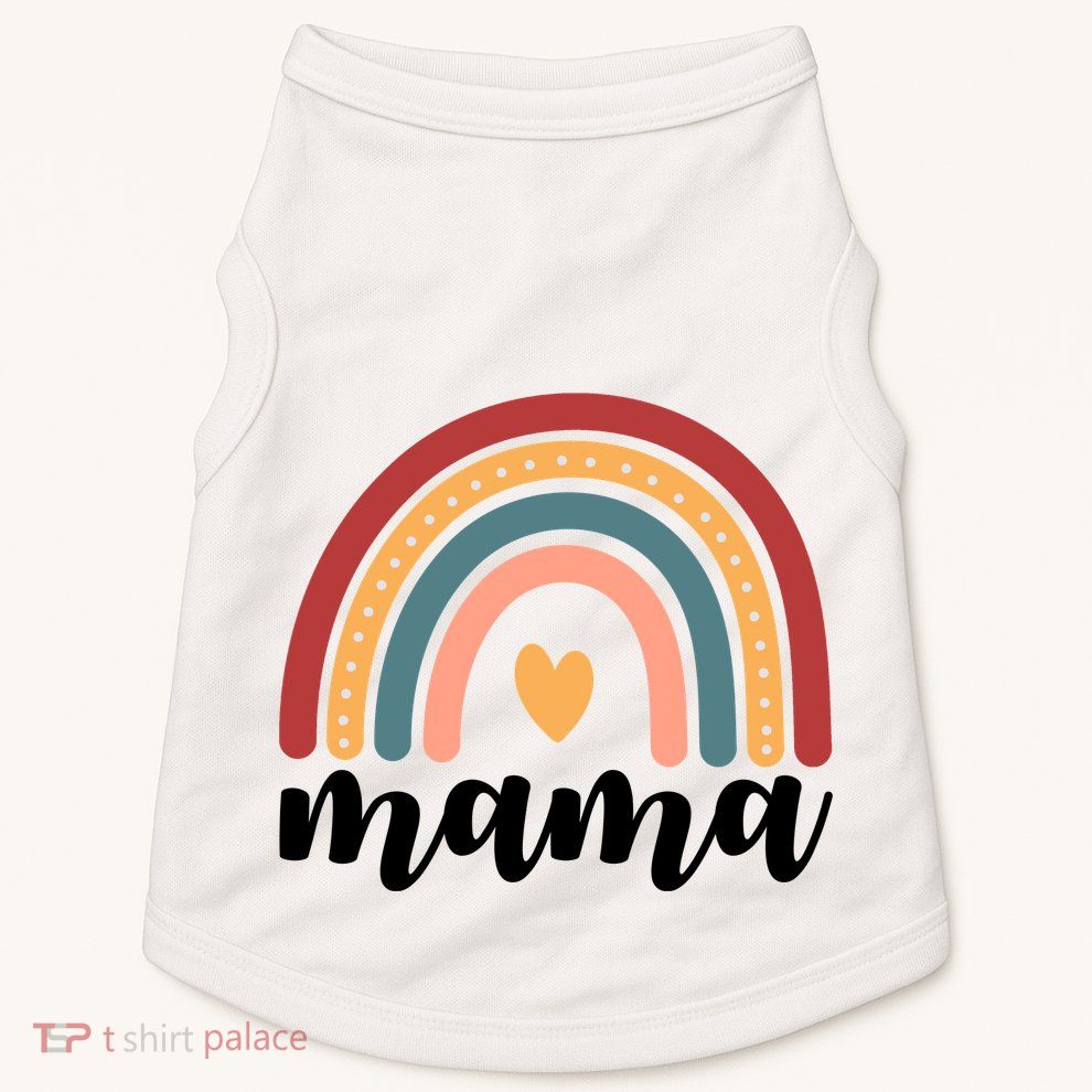 Mama Boho Rainbow Doggie Tank