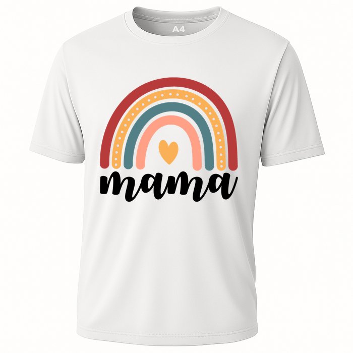 Mama Boho Rainbow Cooling Performance Crew T-Shirt