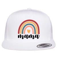 Mama Boho Rainbow Flatbill Hat
