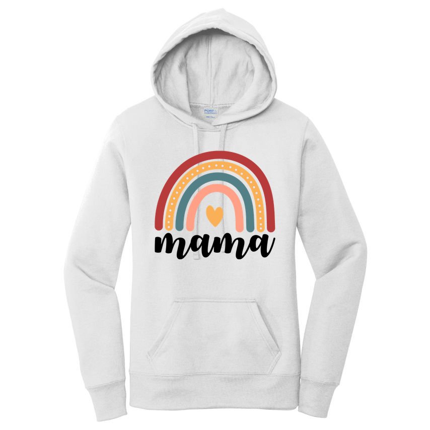Mama Boho Rainbow Women's Pullover Hoodie