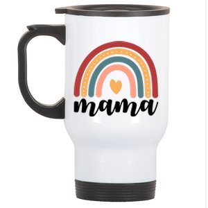 Mama Boho Rainbow Stainless Steel Travel Mug