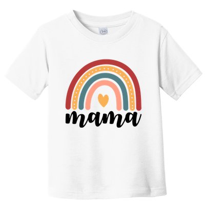 Mama Boho Rainbow Toddler T-Shirt