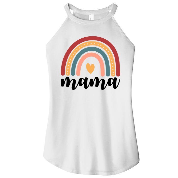 Mama Boho Rainbow Women’s Perfect Tri Rocker Tank