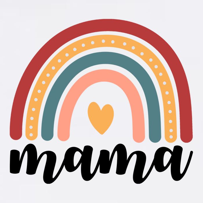 Mama Boho Rainbow Womens T-Shirt