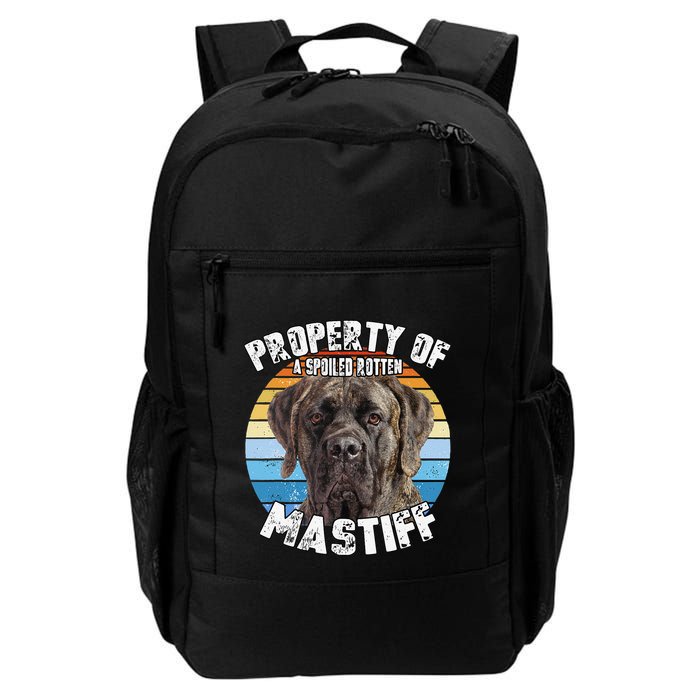 Mastiff Brindle Retro Property Of Cute Dog Backpack