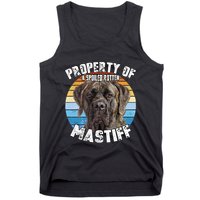 Mastiff Brindle Retro Property Of Cute Dog Tank Top