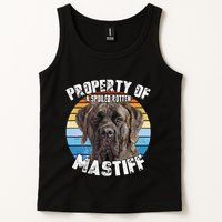 Mastiff Brindle Retro Property Of Cute Dog Tank Top