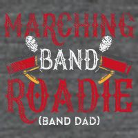 Marching Band Roadie Band Dad Daddy Father 7 Panel Mesh Trucker Snapback Hat