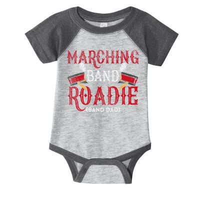 Marching Band Roadie Band Dad Daddy Father Infant Baby Jersey Bodysuit
