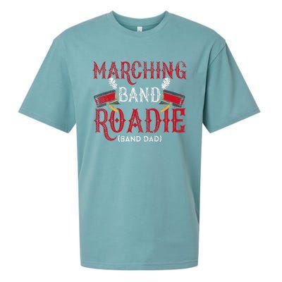 Marching Band Roadie Band Dad Daddy Father Sueded Cloud Jersey T-Shirt