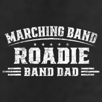Marching Band Roadie Band Dad Marching Band Music 7 Panel Mesh Trucker Snapback Hat