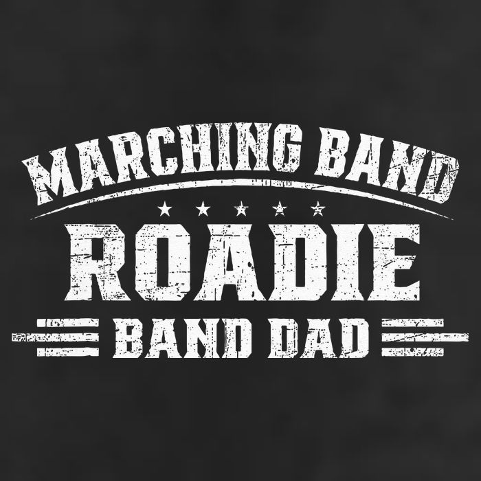 Marching Band Roadie Band Dad Marching Band Music 7 Panel Mesh Trucker Snapback Hat