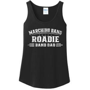 Marching Band Roadie Band Dad Marching Band Music Ladies Essential Tank