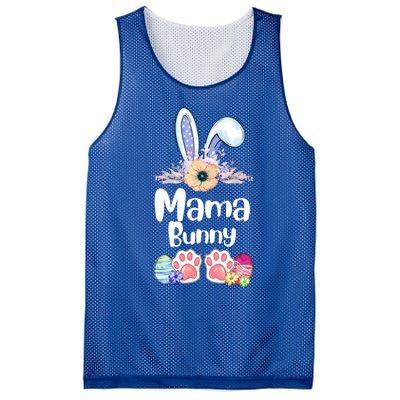 Mama Bunny Rabbit Easter Day Mom Mother's Day Great Gift Mesh Reversible Basketball Jersey Tank