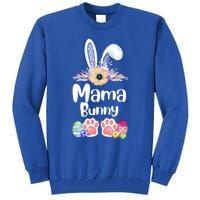 Mama Bunny Rabbit Easter Day Mom Mother's Day Great Gift Tall Sweatshirt