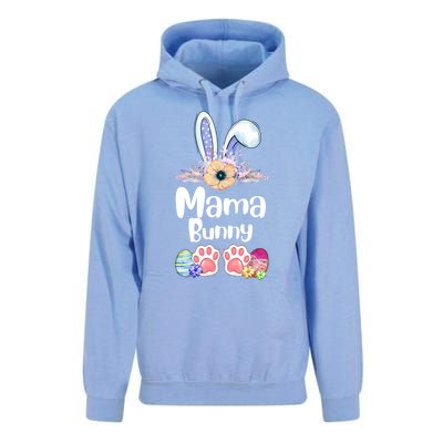 Mama Bunny Rabbit Easter Day Mom Mother's Day Great Gift Unisex Surf Hoodie