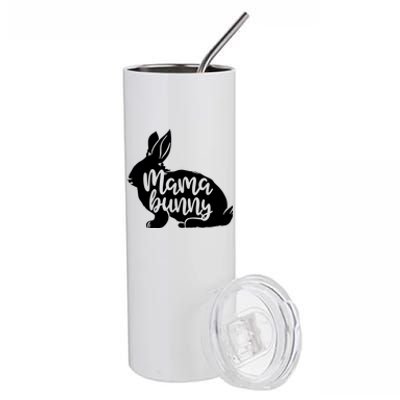 Mama Bunny Rabbit Mom Mother Easter Day Funny Gift Stainless Steel Tumbler