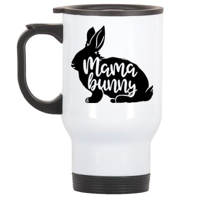 Mama Bunny Rabbit Mom Mother Easter Day Funny Gift Stainless Steel Travel Mug