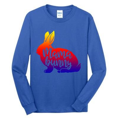 Mama Bunny Rabbit Mom Mother Easter Day Gift Tall Long Sleeve T-Shirt