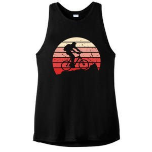 Mountain Bike Retro Ladies PosiCharge Tri-Blend Wicking Tank