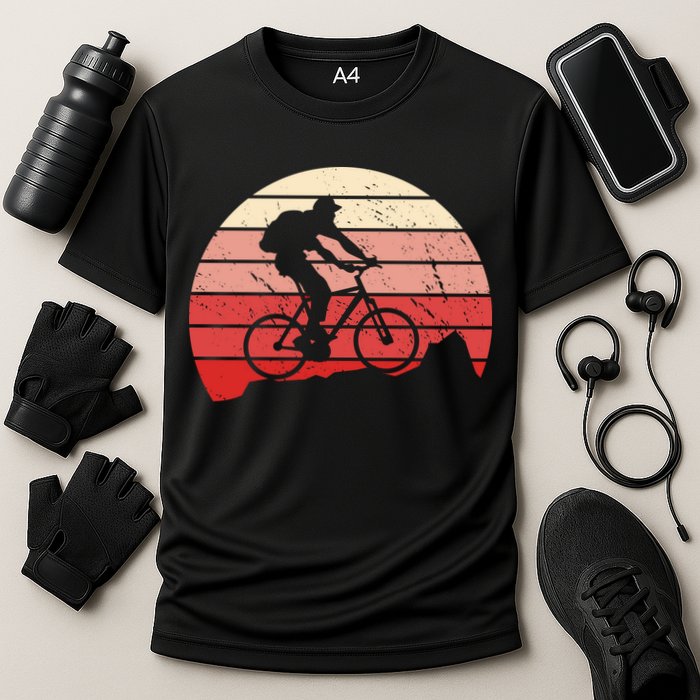 Mountain Bike Retro Cooling Performance Crew T-Shirt