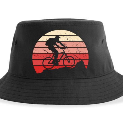 Mountain Bike Retro Sustainable Bucket Hat