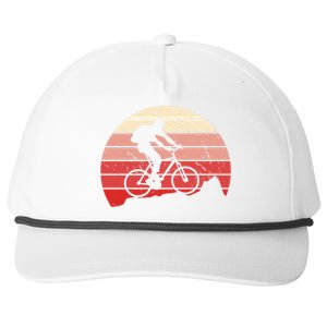 Mountain Bike Retro Snapback Five-Panel Rope Hat