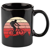 Mountain Bike Retro 11oz C Handle Ceramic Mug