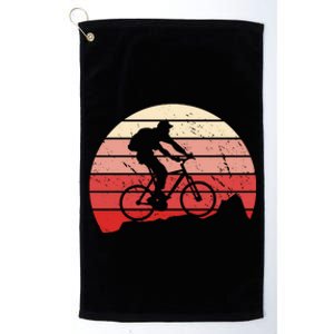 Mountain Bike Retro Platinum Collection Golf Towel