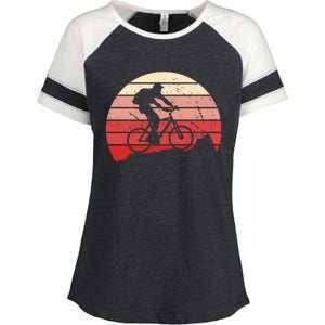 Mountain Bike Retro Enza Ladies Jersey Colorblock Tee