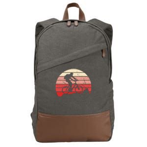 Mountain Bike Retro Cotton Canvas Backpack