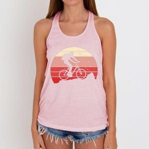 Mountain Bike Retro Women's Knotted Racerback Tank