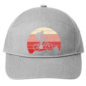 Mountain Bike Retro 7-Panel Snapback Hat