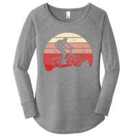 Mountain Bike Retro Women's Perfect Tri Tunic Long Sleeve Shirt