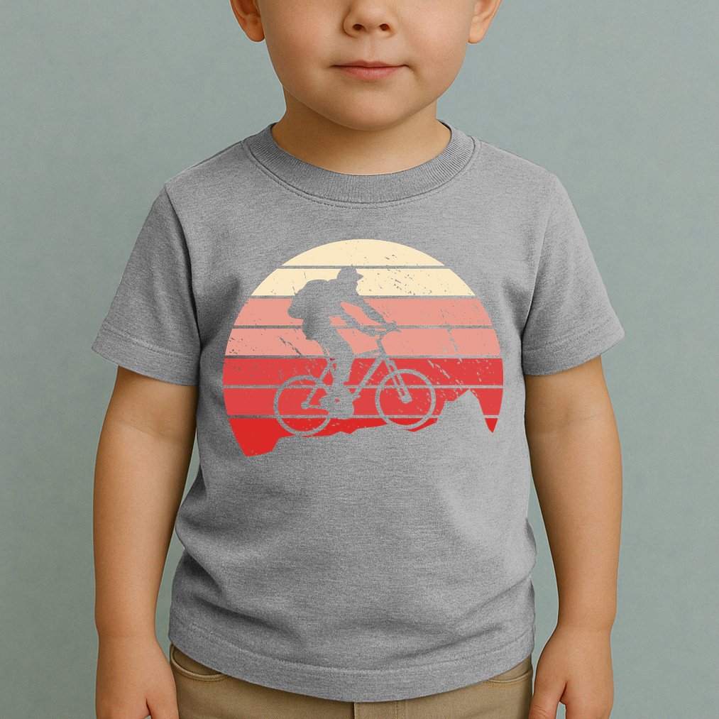 Mountain Bike Retro Toddler T-Shirt