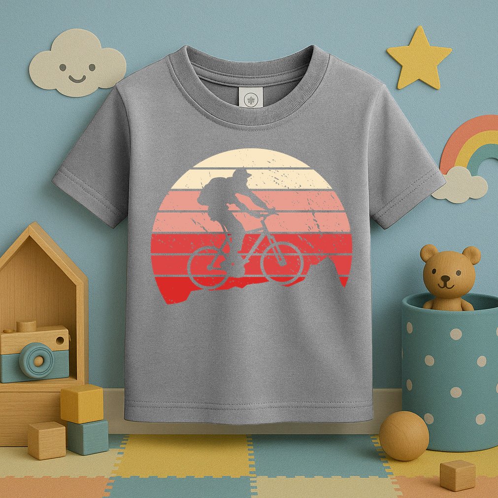 Mountain Bike Retro Toddler T-Shirt