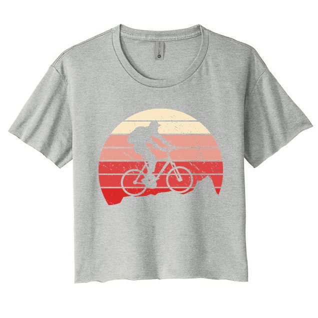 Mountain Bike Retro Crop Top