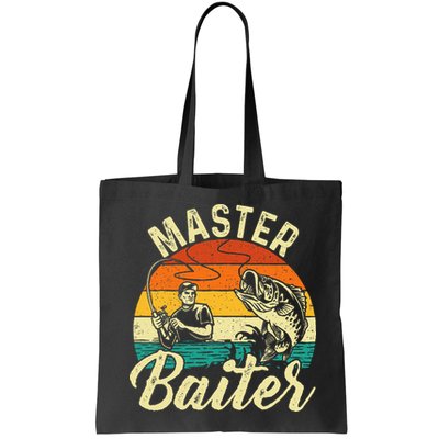 Master Baiter Retro Sunset Fishing Fish Lover Fisherman Bag