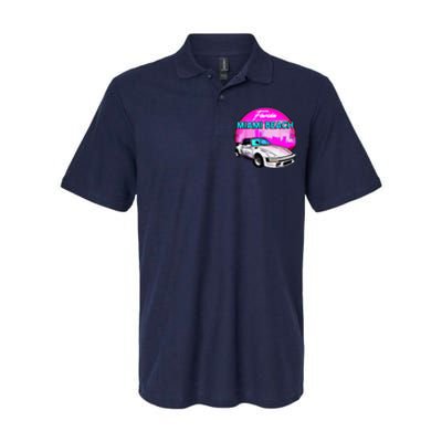 Miami Beach Road Trip Tee | Explore Florida's Iconic Coastline Softstyle Adult Sport Polo